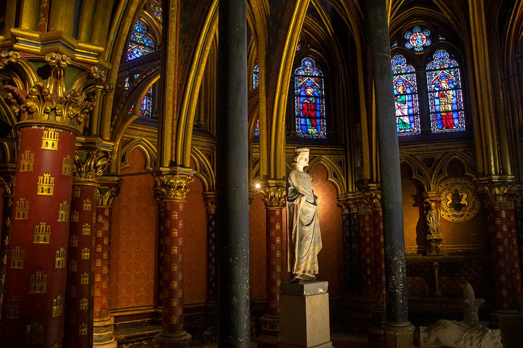 Visiting La Sainte Chapelle Paris: A complete guide Image of the Lower Chapoel in Sainte Chapelle Paris